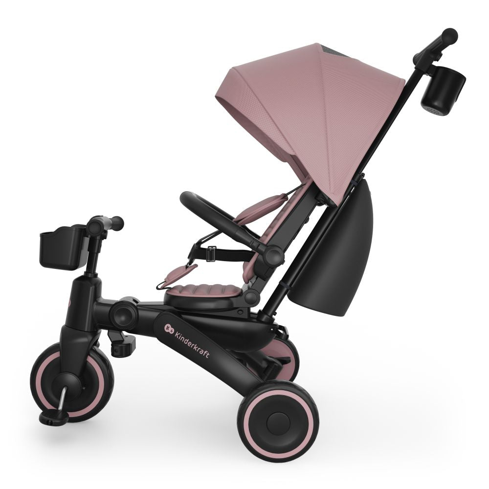 Kinderkraft Sklopivi tricikl JAZZ 3, Pink