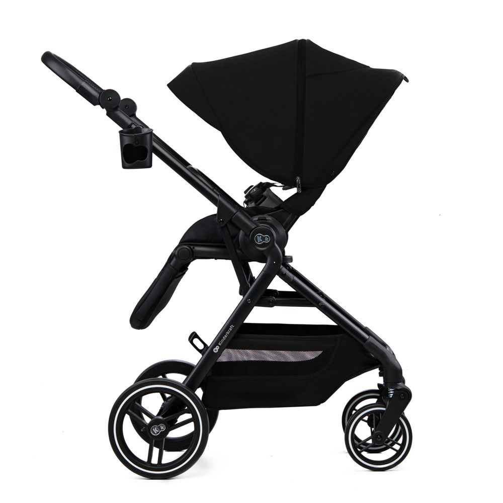 Kinderkraft dječja kolica Yoxi MINK PRO 3u1, Pure Black