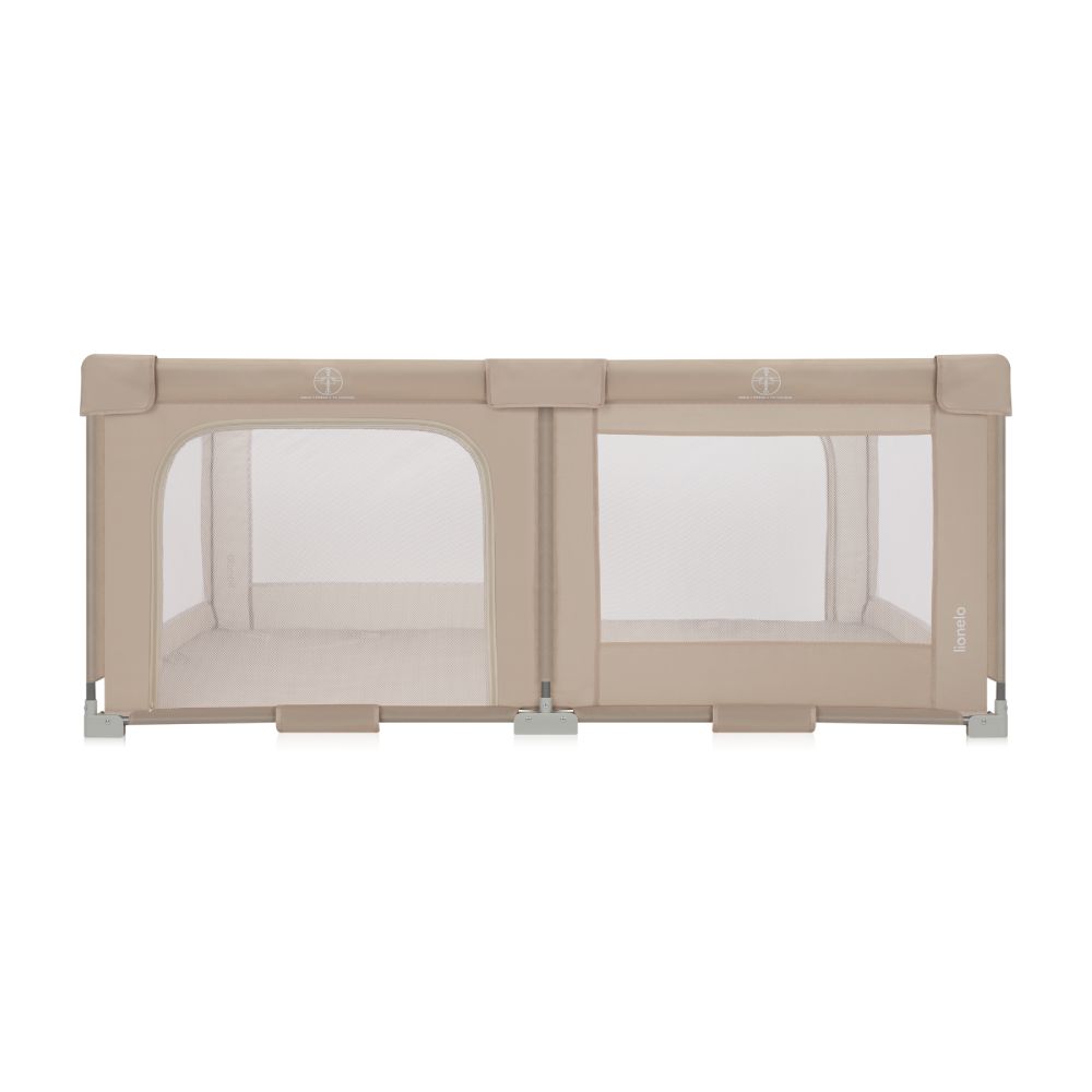 Lionelo dječja igraonica/vrtić Florence Easy Fold 151x185x76,5 cm, Beige Sand