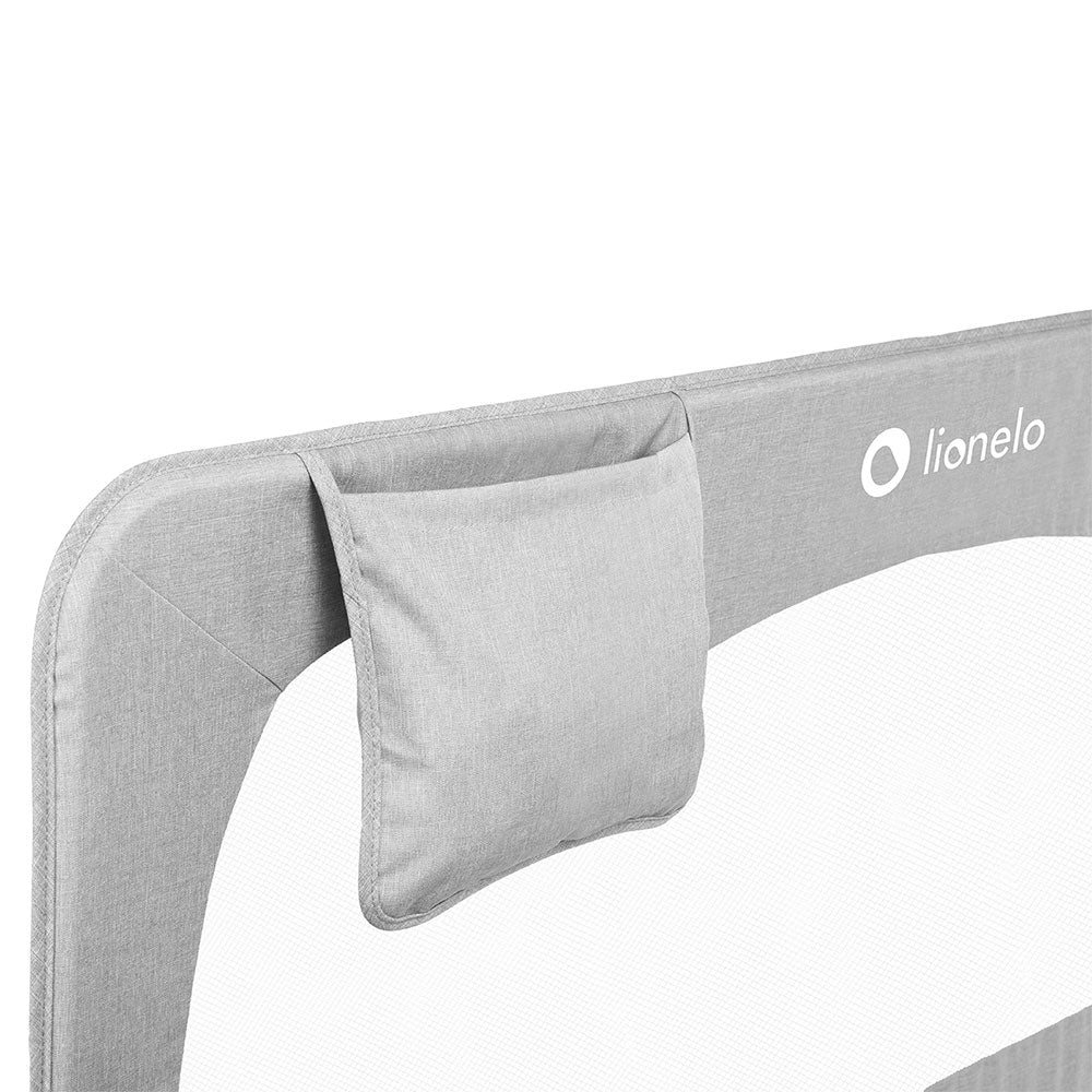 Lionelo zaštitna ograda za krevet Hanna 150x66 cm, Grey