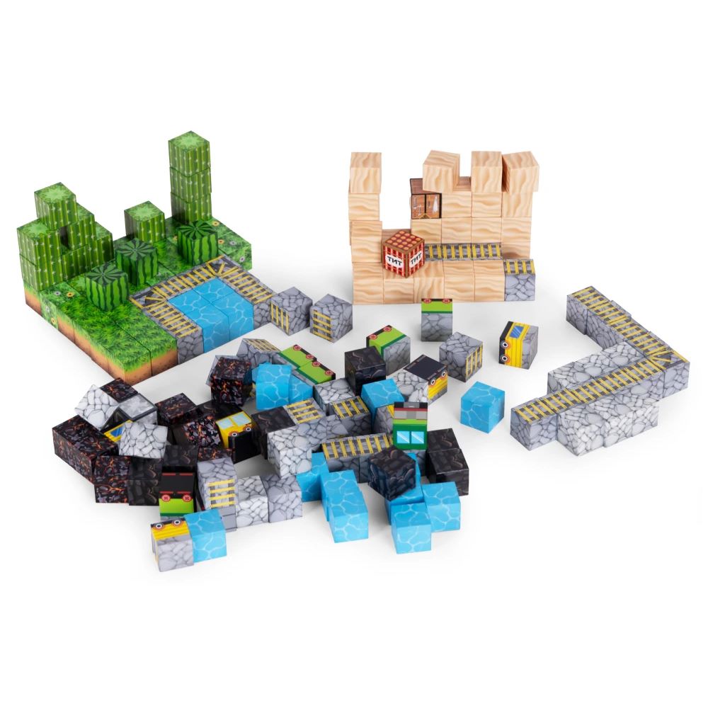 Magnetni set građevinske kocke Vlak - 169 dijelova