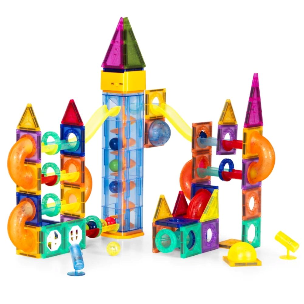 Magnetni set građevinski blokovi TUNEL, Marble Run - 134 dijelova