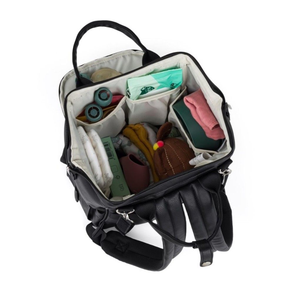 PETITE&MARS Ruksak za pelene Jasper, Apsolute Black