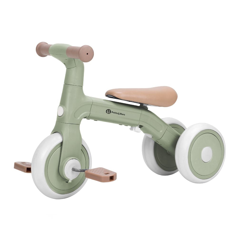 PETITE&MARS Balans bicikl Bingo 3 u 1, Sage Leaf