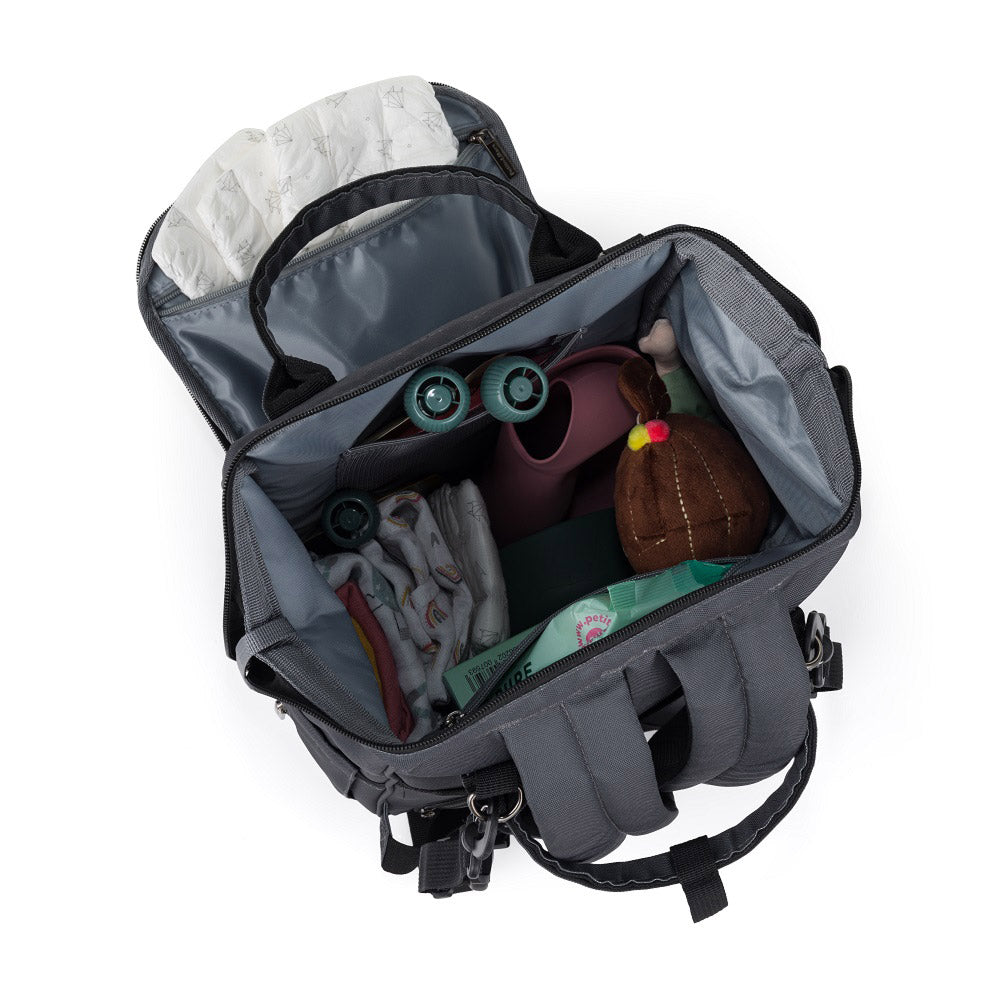 PETITE&MARS Ruksak za pelene Jack, Ultimate Grey