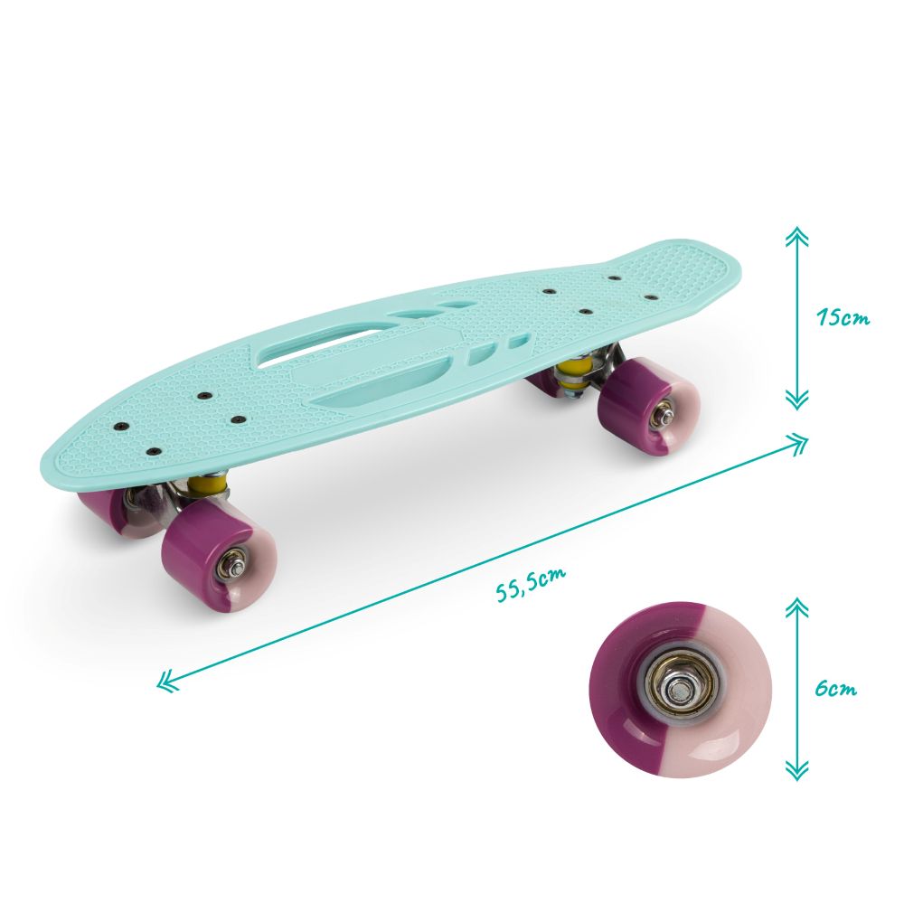 QKIDS GALAXY skateboard - Light blue