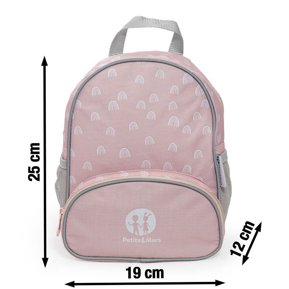 PETITE&MARS Dječji ruksak Backie, Pink Rainbow