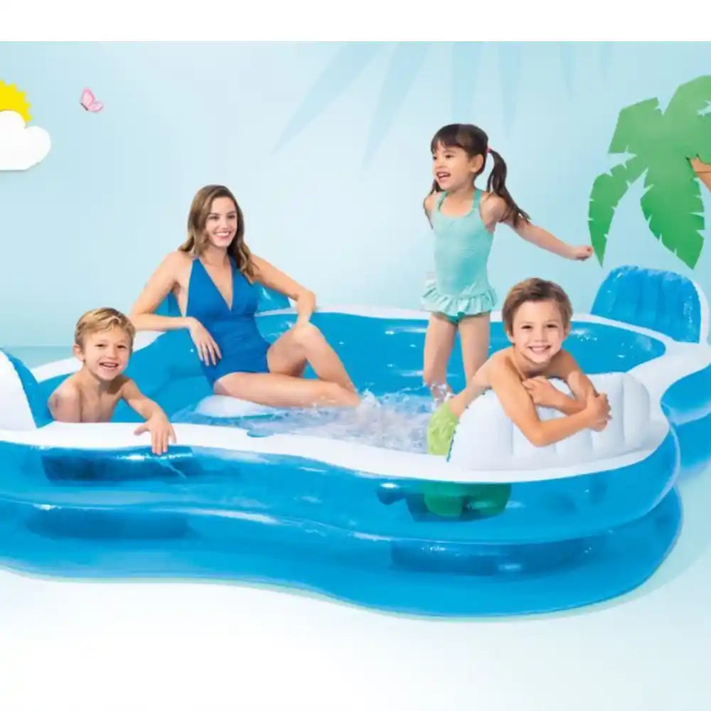 INTEX Obiteljski bazen sa sjedištima za 4 osobe na napuhavanje