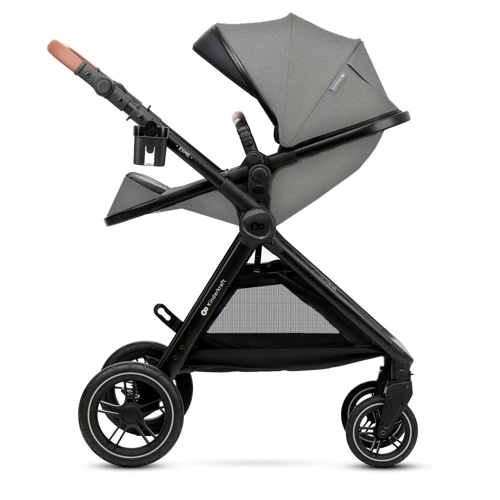 Kinderkraft Kolica Esme Pro 3u1 MINK PRO 2, Moonlight Grey