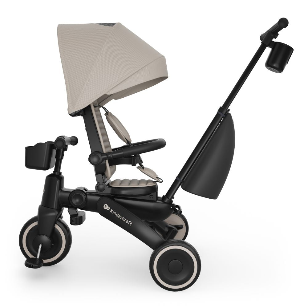 Kinderkraft Sklopivi tricikl JAZZ 3 - Beige