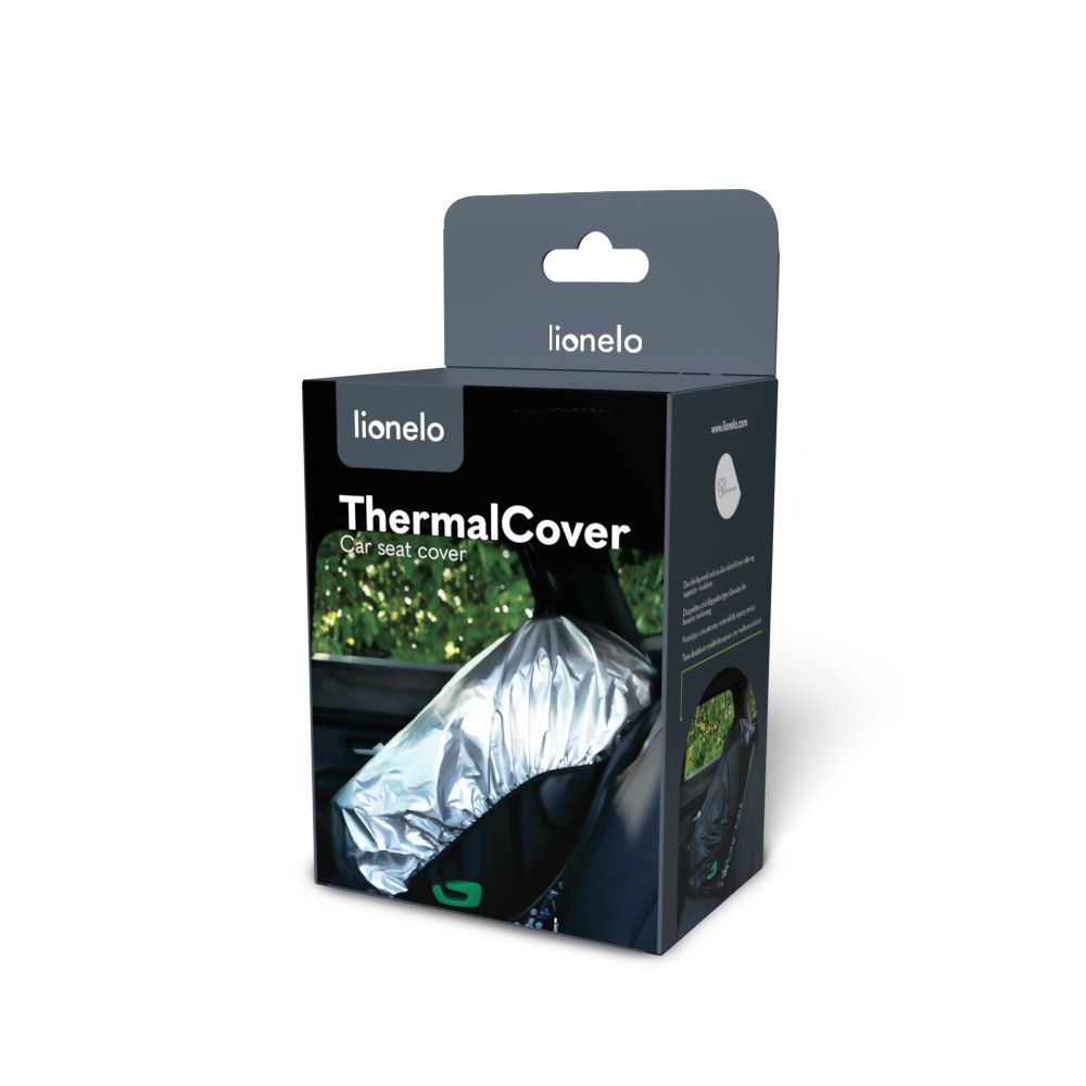 Lionelo ThermalCover zaštitna navlaka protiv sunca za autosjedalicu, Silver