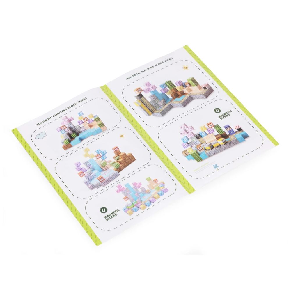 Magnetni set građevinske kocke Vlak - 169 dijelova