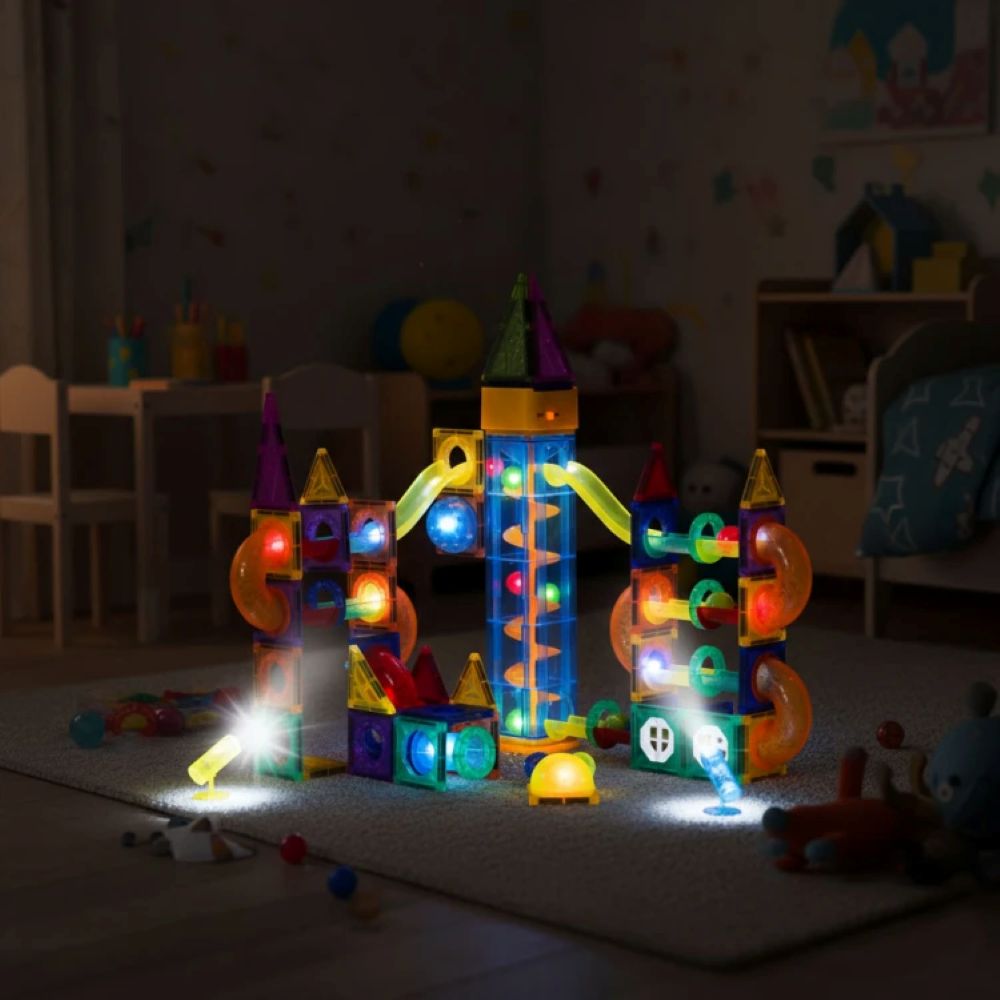 Magnetni set građevinski blokovi TUNEL, Marble Run - 134 dijelova