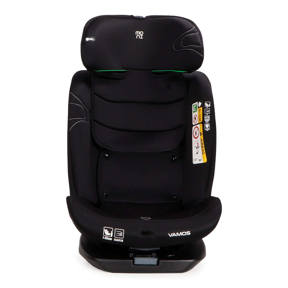 Moni Vamos autosjedalica i-Size 0-36 kg (40-150 cm) 360, crna