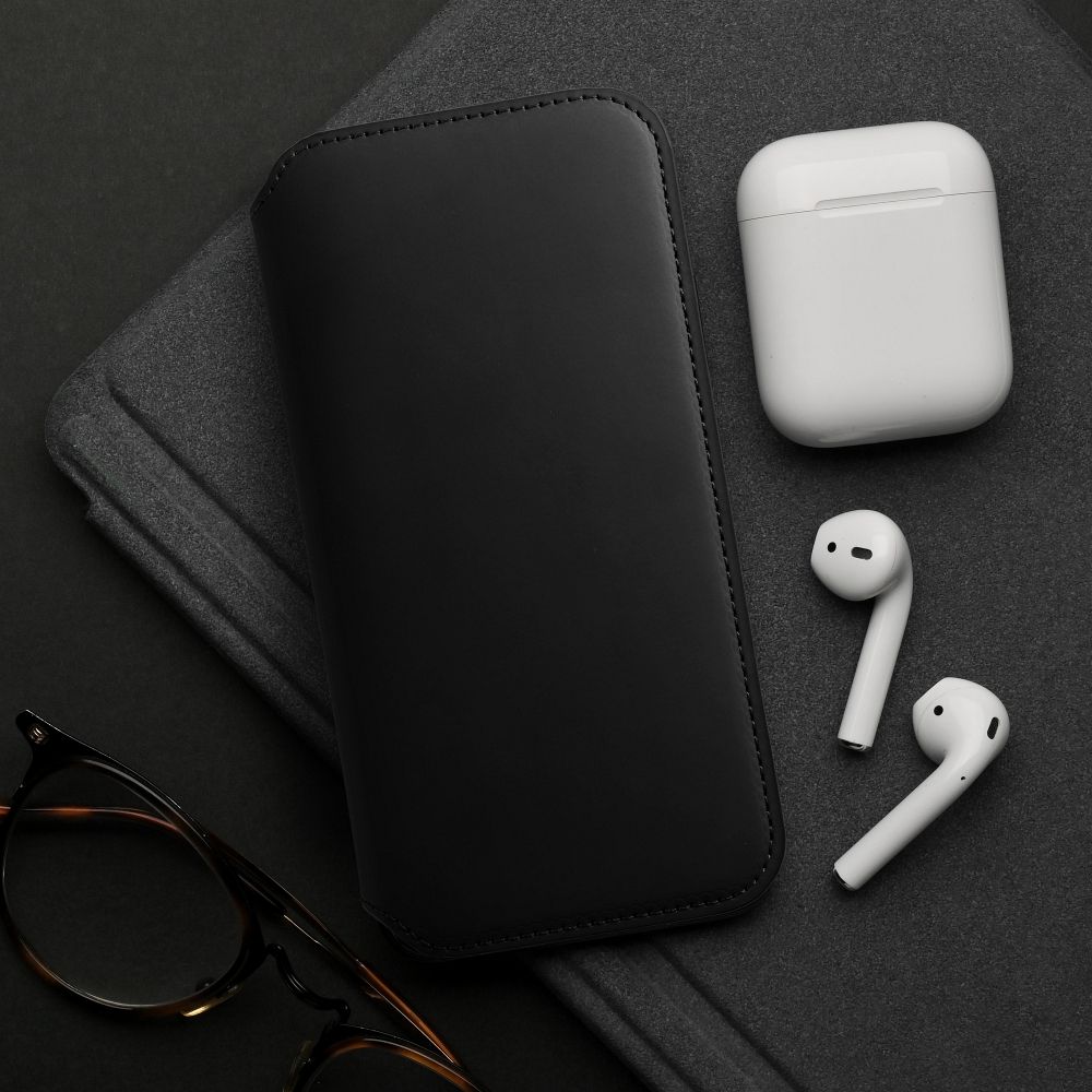 Dual Pocket book case preklopna maskica za iPhone 14 crna