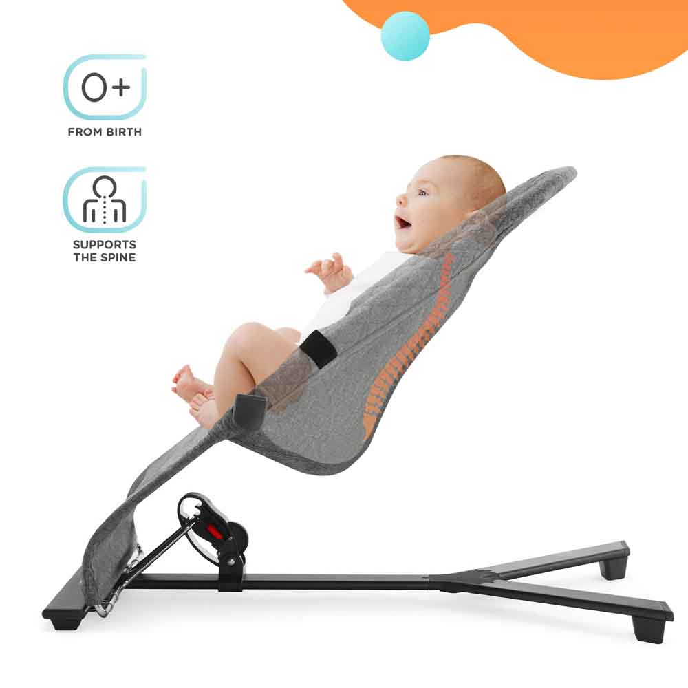 Kinderkraft Ležaljka MIMI siva