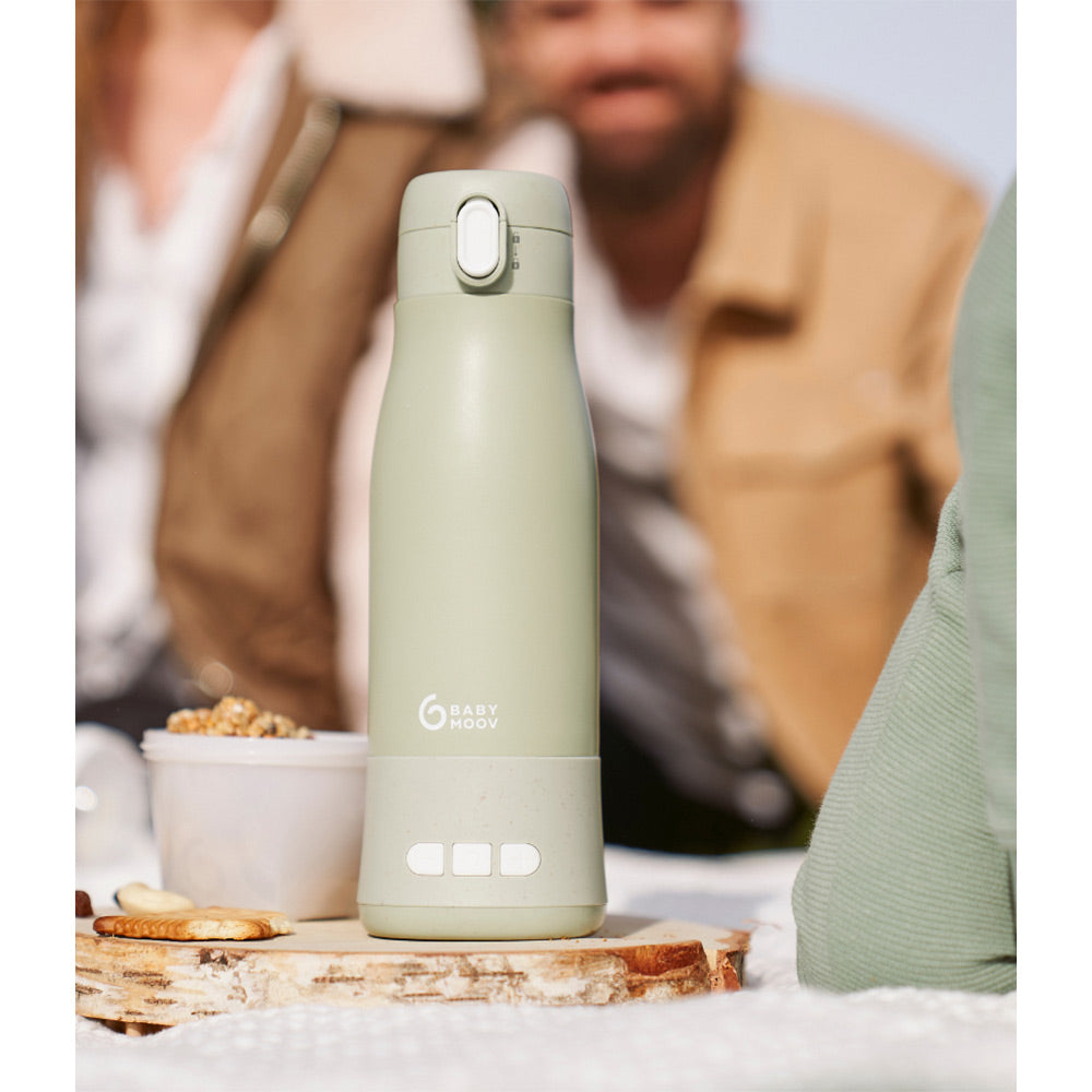 Babymoov Moov&Feed termosica grijač bočica, Sage Green