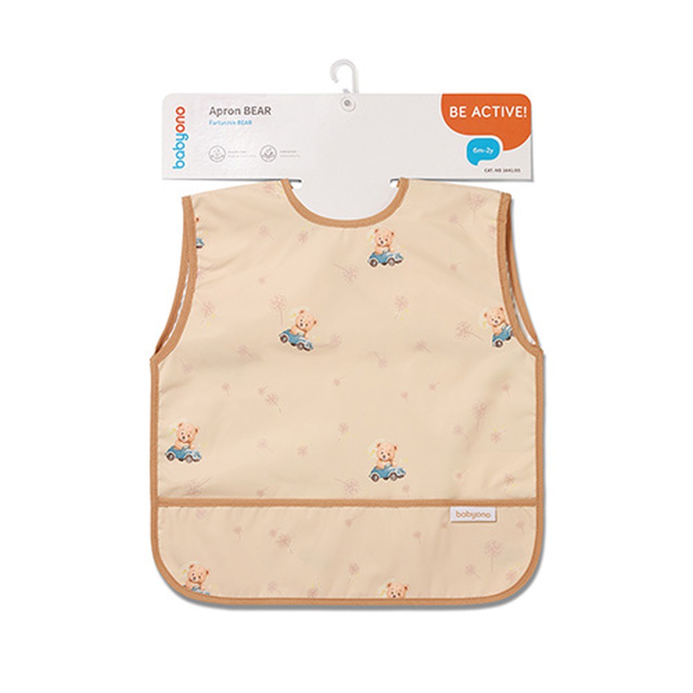 BabyOno Podbradak košuljica 6 mj - 2 g, Bear