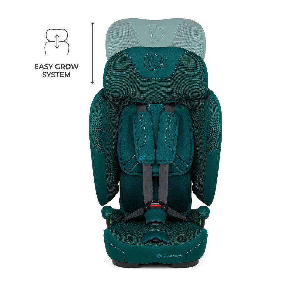 Kinderkraft autosjedalica FIX2GO i-Size 9-36 kg (76-150 cm), Green