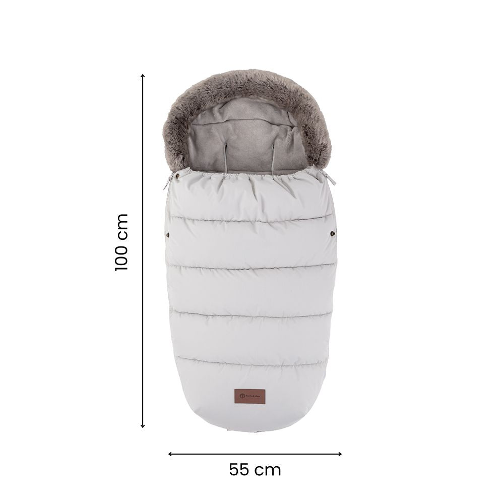 PETITE&MARS Footmuff Comfy 4 u 1 zimska vreća za kolica, Veritable Khaki