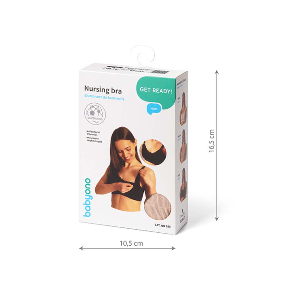 BabyOno Grudnjak antibakterijski E80-85 - Bež