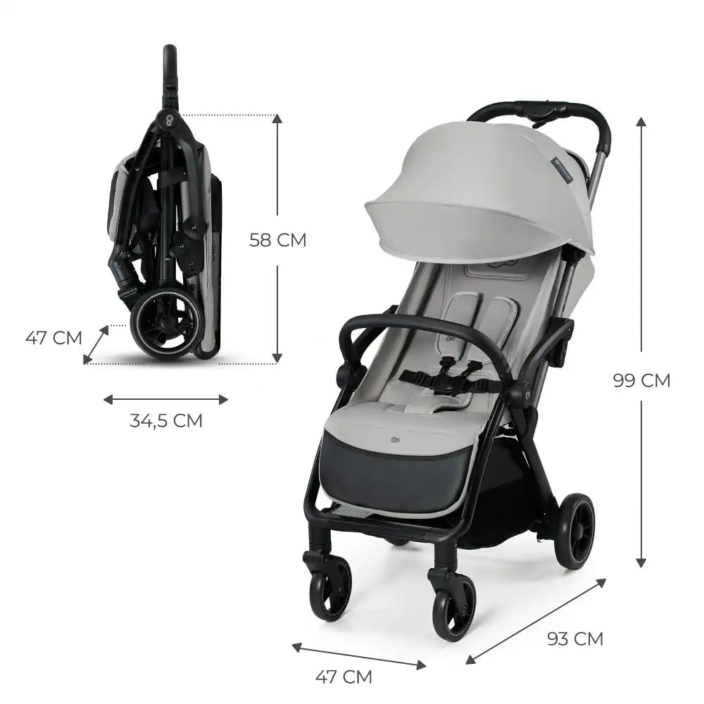 Kinderkraft Sportska kolica Apino, Dove Grey