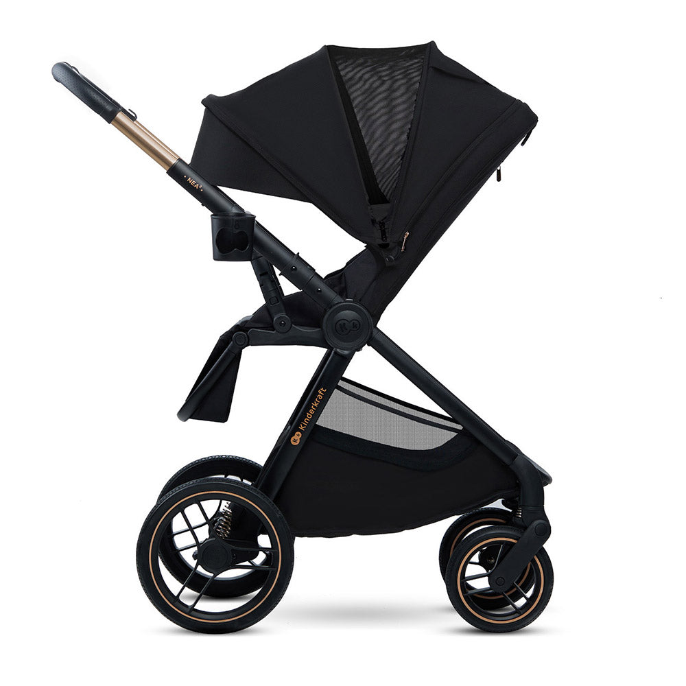 Kinderkraft dječja kolica Nea 2 2u1, Midnight Black