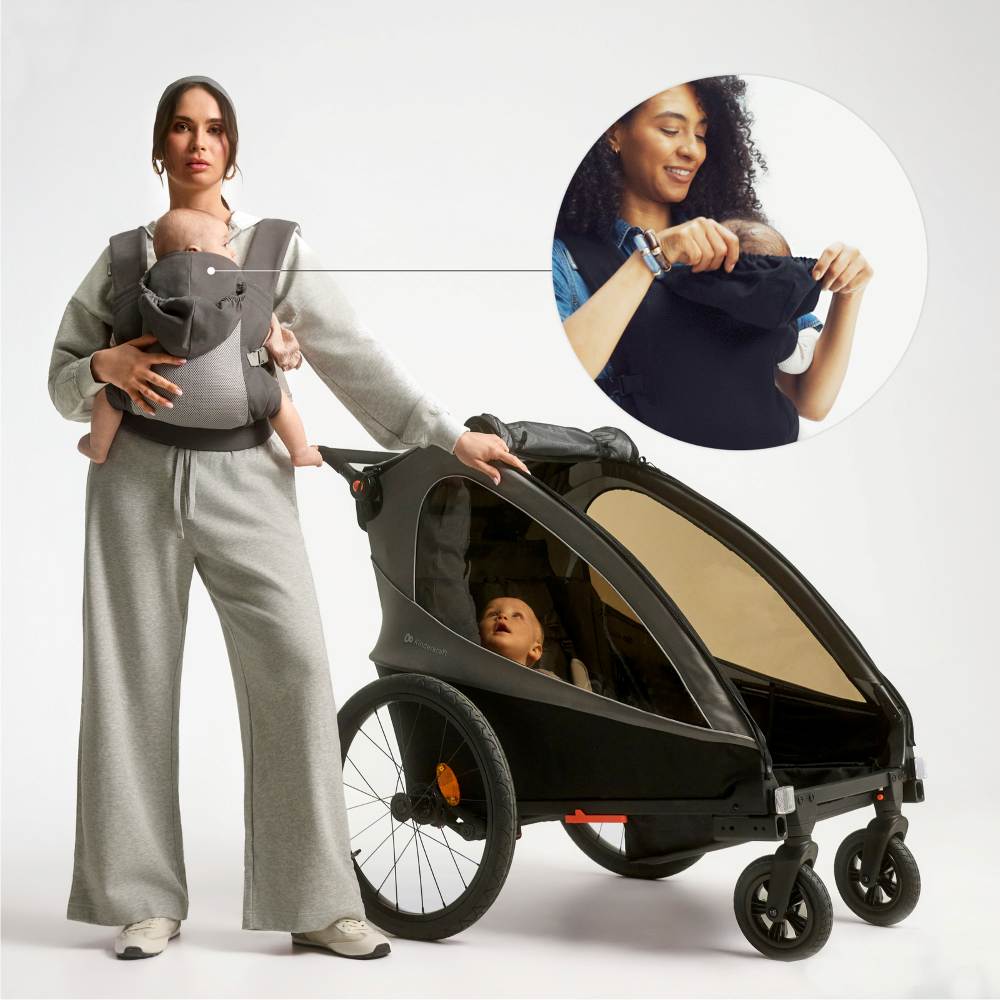 Kinderkraft nosiljka CARRYBEE, Grey