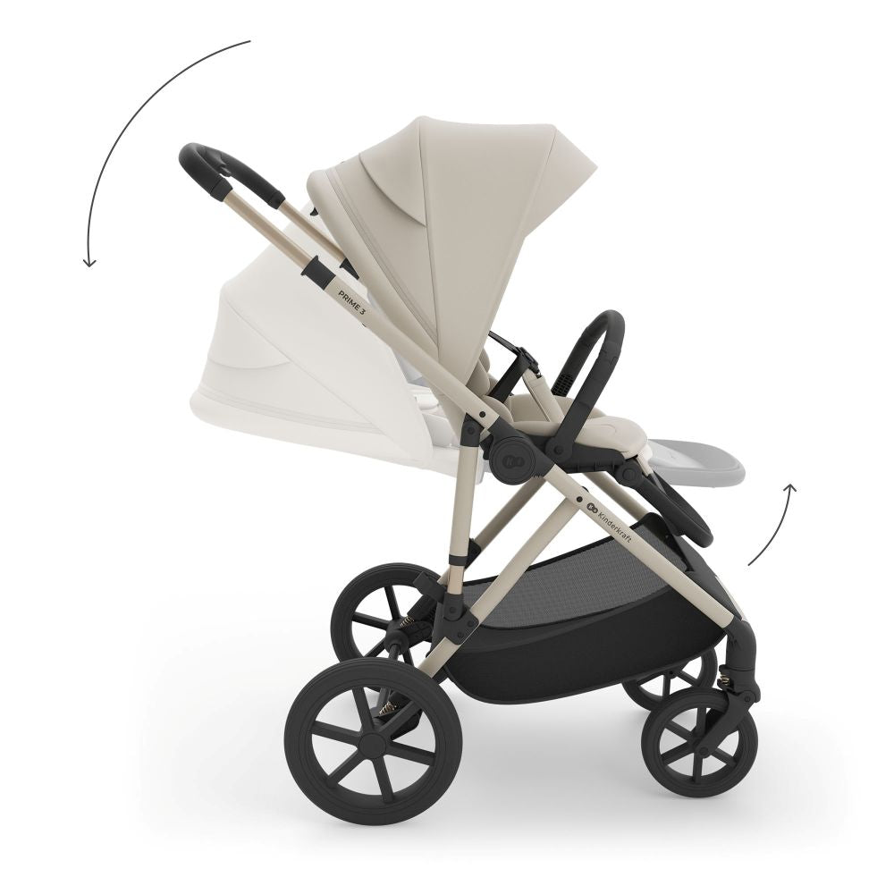 Kinderkraft Kolica Prime 3 3u1, Beige