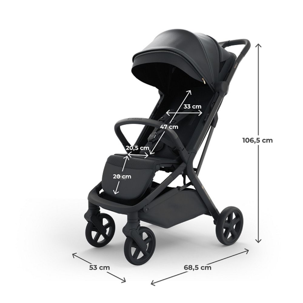 Kinderkraft sportska kolica Nubi 3, Midnight Black