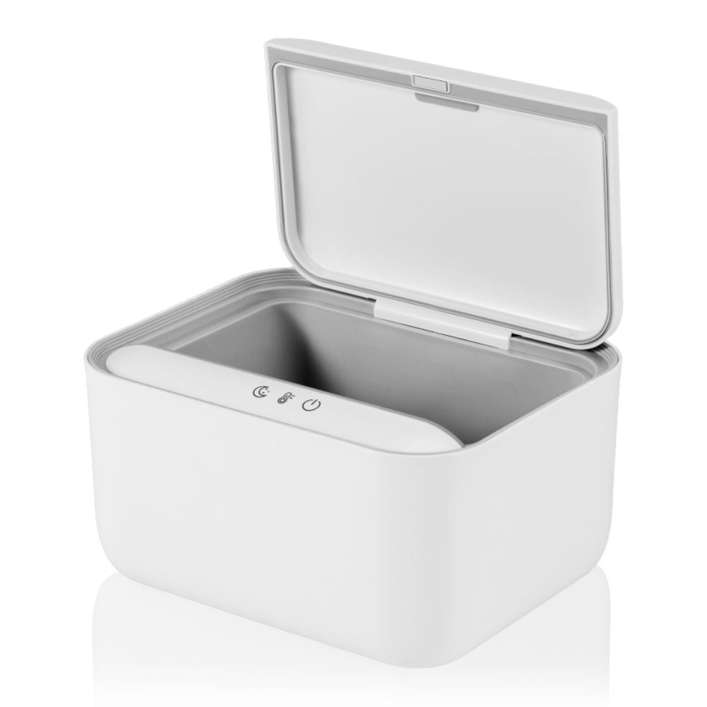 Lionelo BabyBliss grijač vlažnih maramica, White