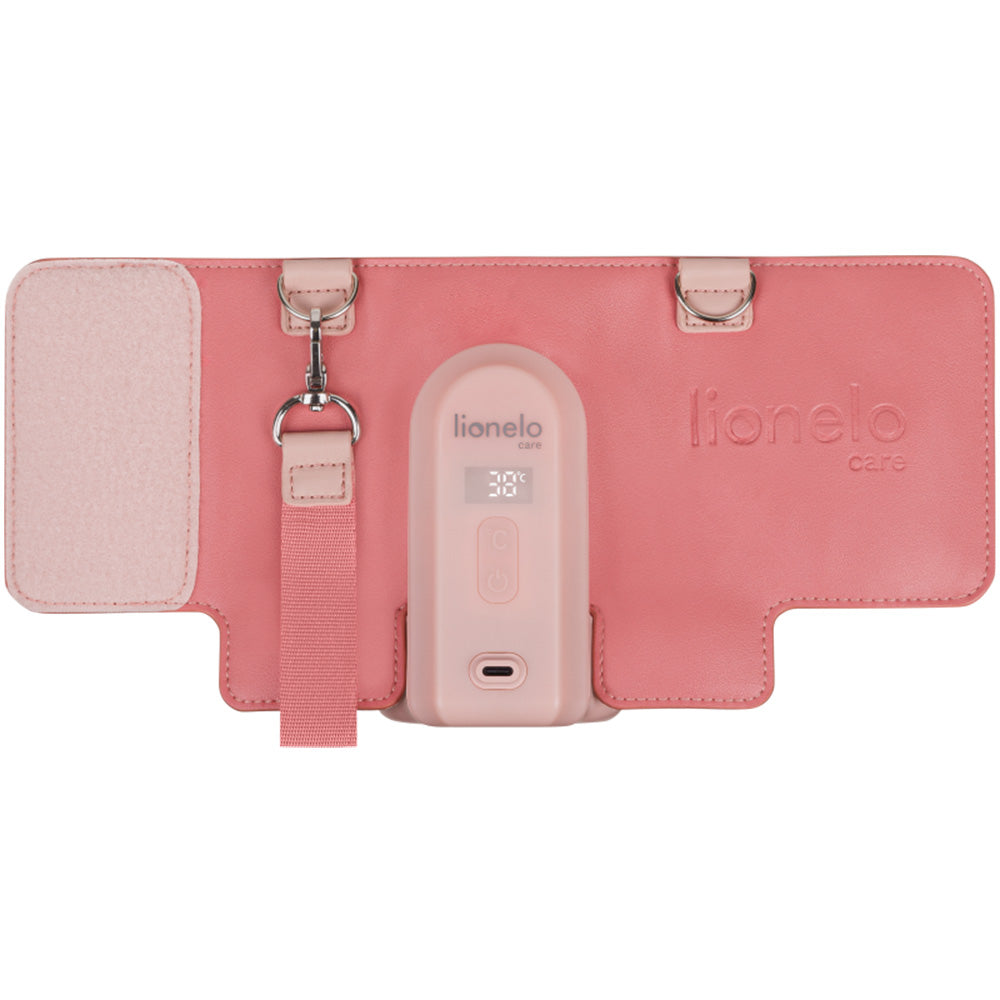 Lionelo Thermup Go Evo električni prijenosni grijač bočica - TERMOSICA s baterijom - Coral Pink