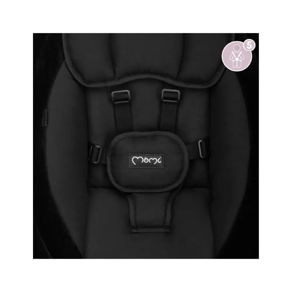 MoMi Električna ljuljačka KENANI ONYX crna