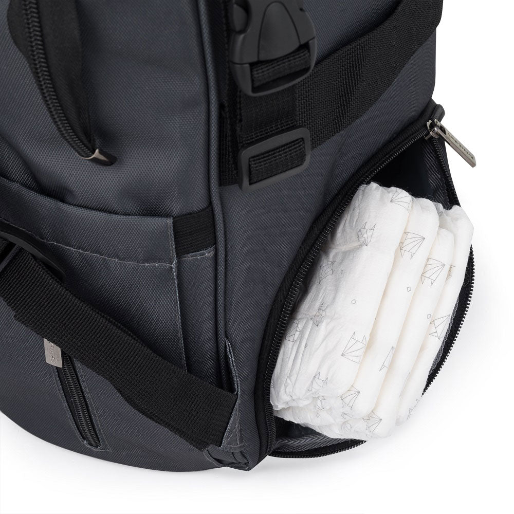 PETITE&MARS Ruksak za pelene Jack, Ultimate Grey