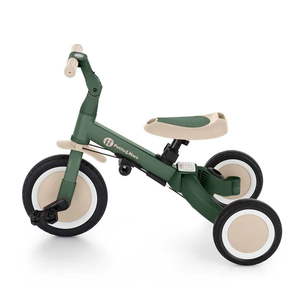 PETITE&MARS Tricikl Turbo Plus 5 u 1 - Misty Green