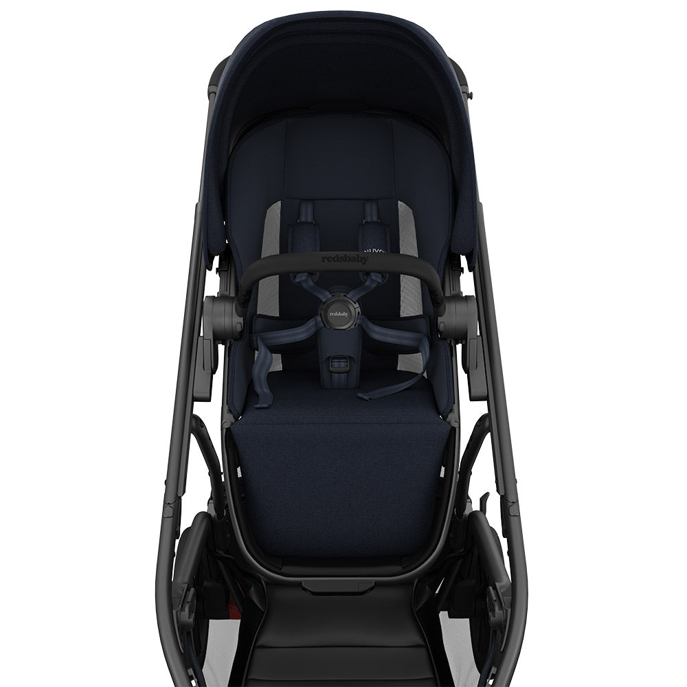 REDSBABY NUVO 2 Single dječja kolica 2u1, Midnight Blue