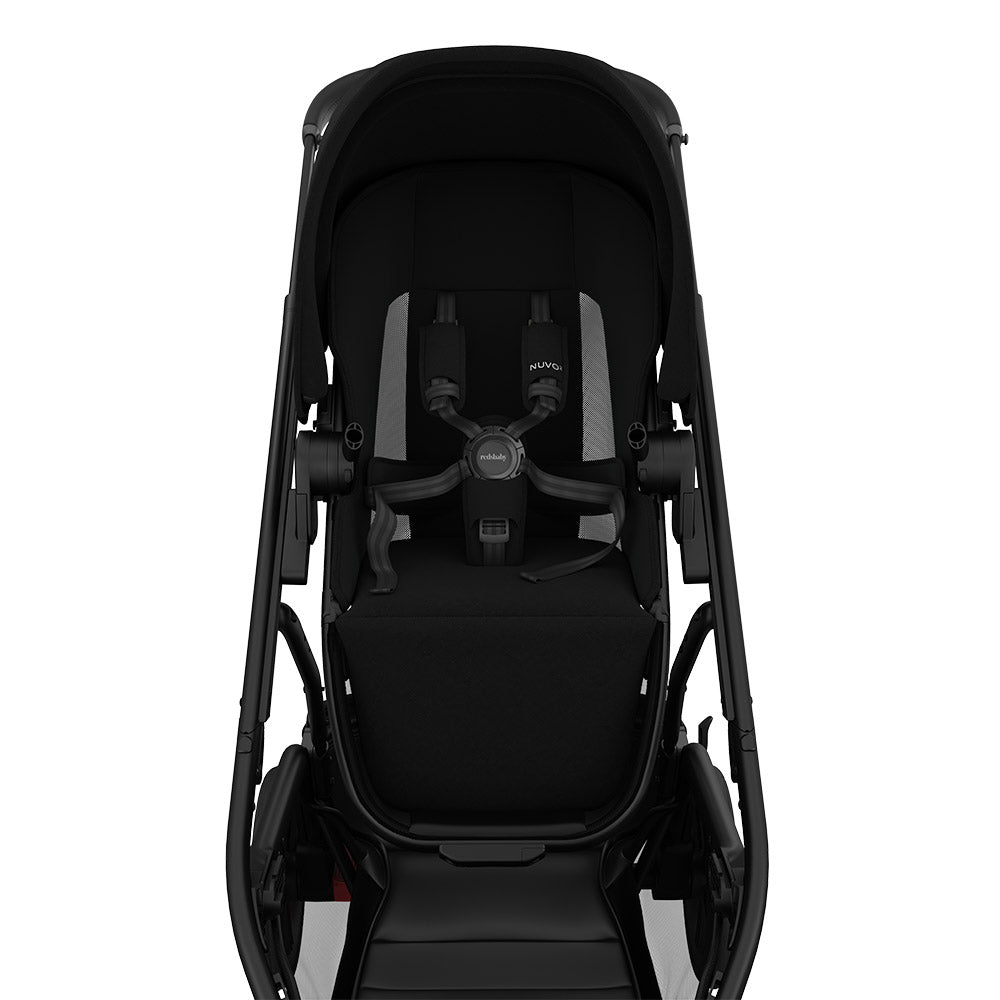 REDSBABY NUVO 2 Single dječja kolica 2u1, Platinum Black