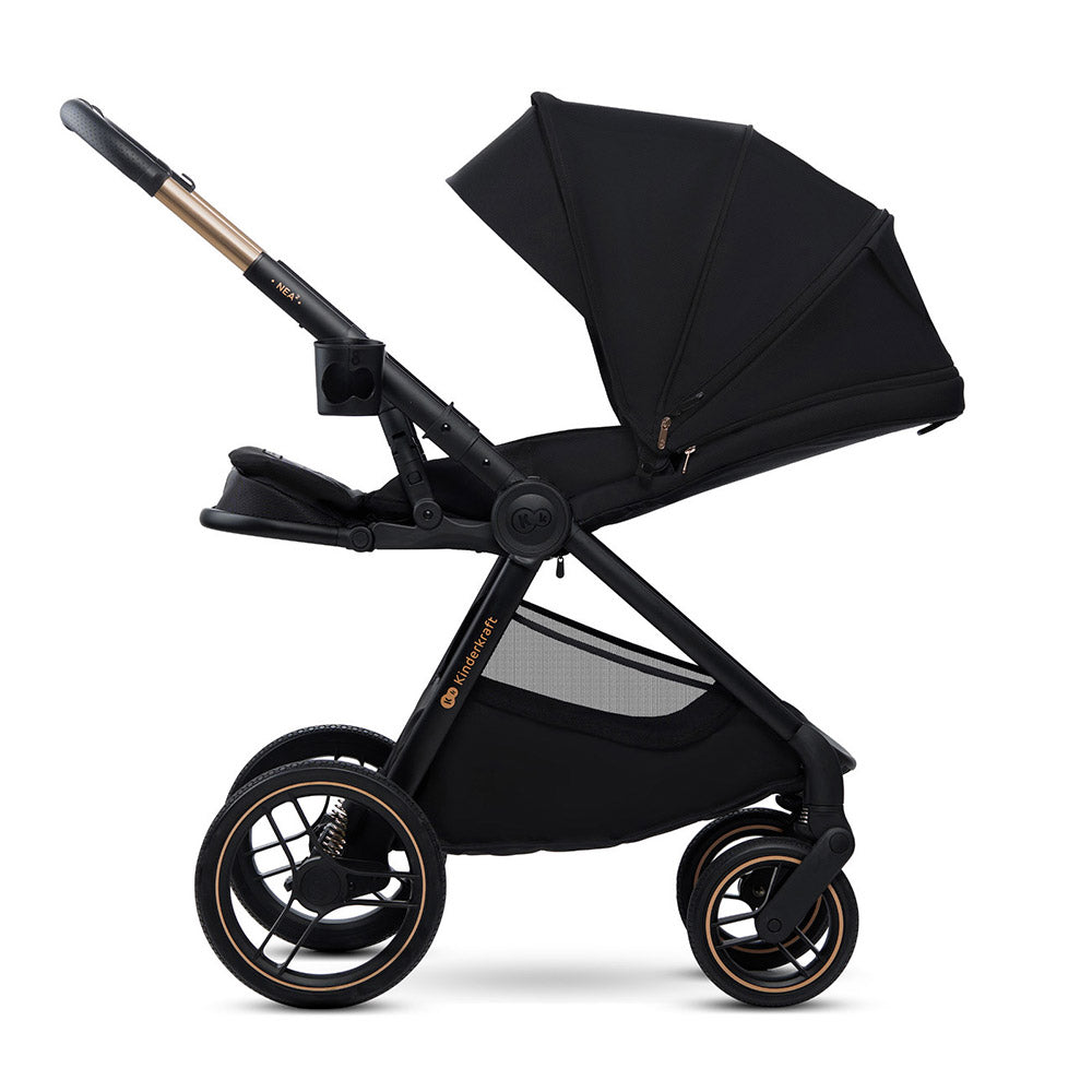 Kinderkraft dječja kolica Nea 2 2u1, Midnight Black