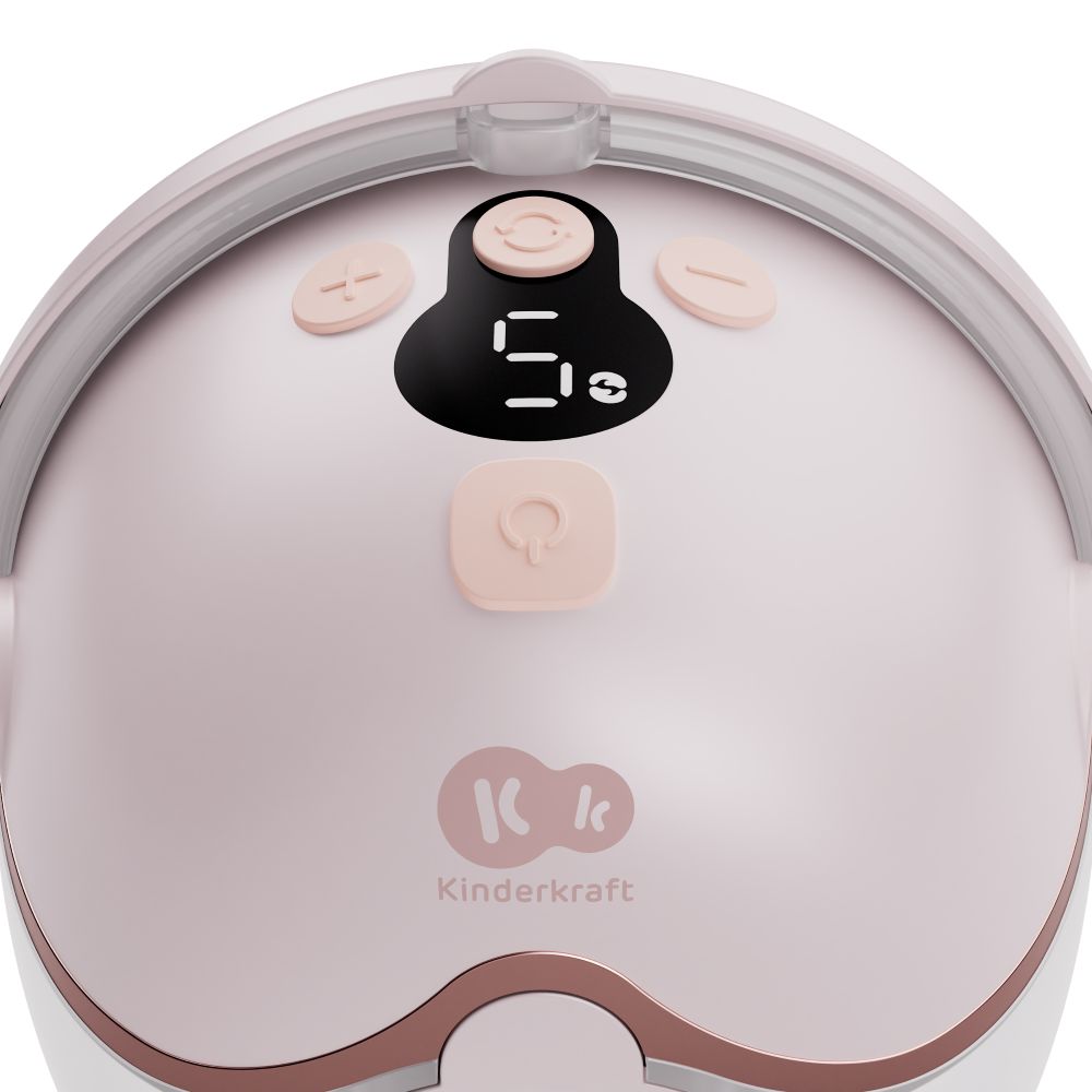 Kinderkraft Električna izdajalica MAMAFLOW, hands free, Pink