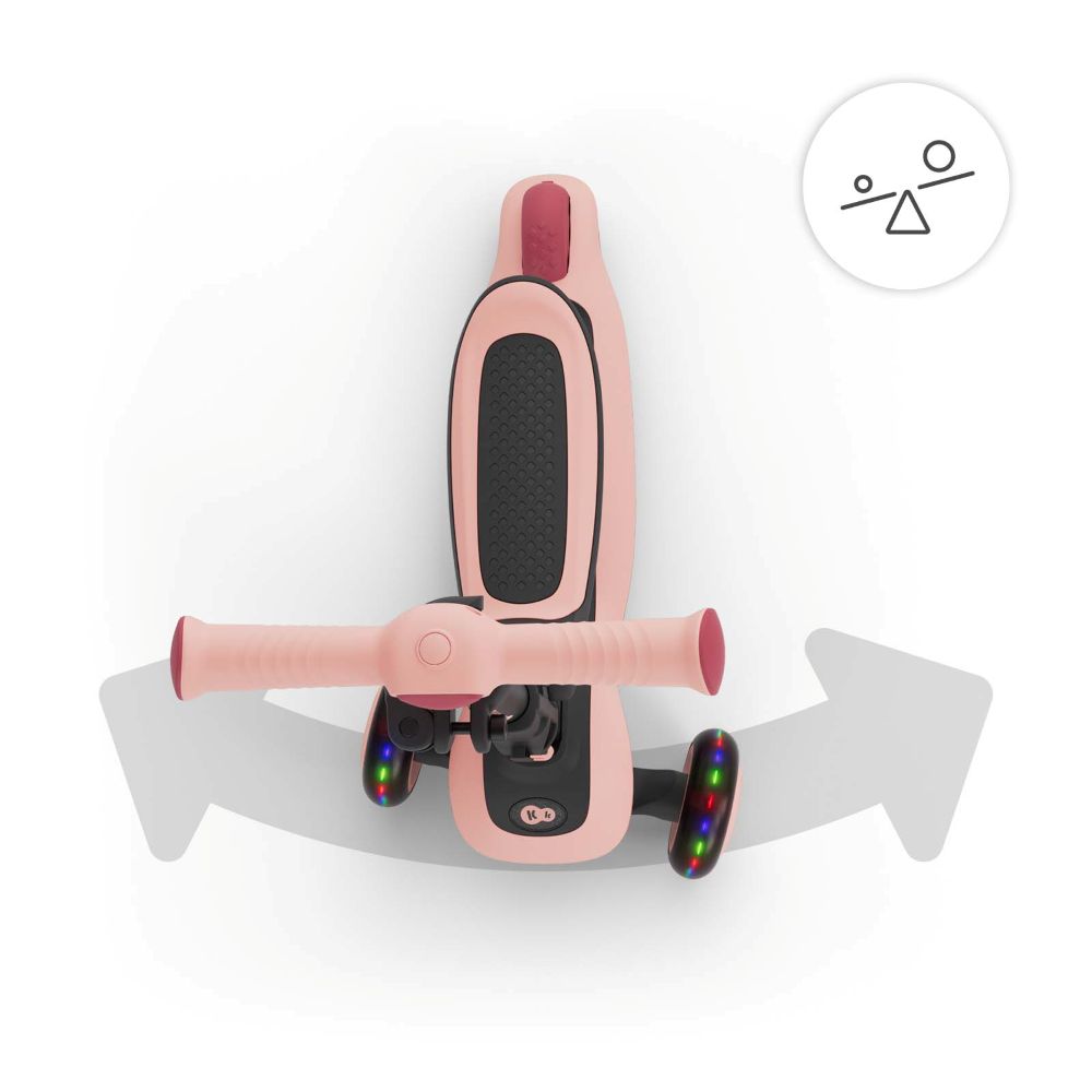 Kinderkraft romobil HALLEY 2, Rose pink