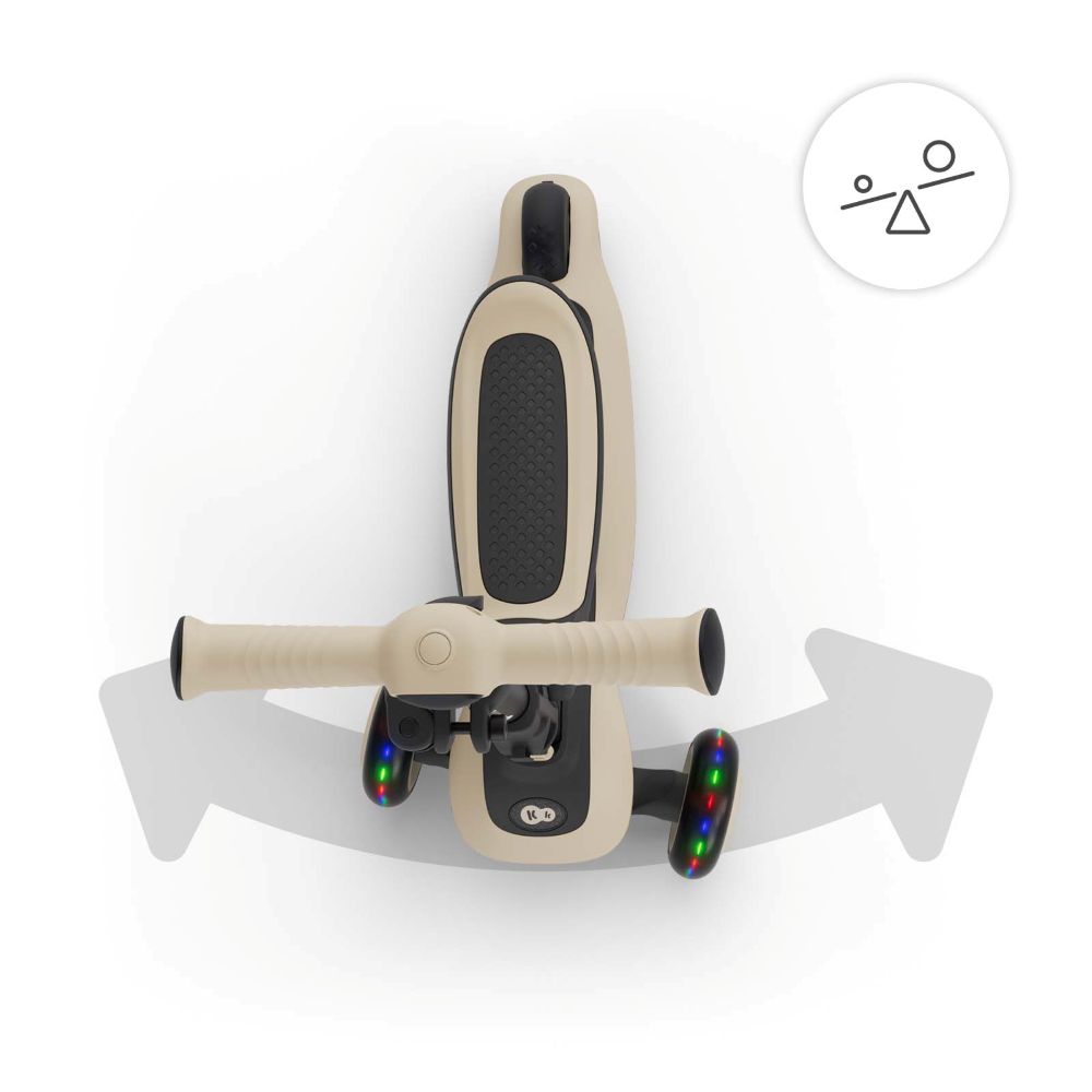 Kinderkraft romobil HALLEY 2, Stone white