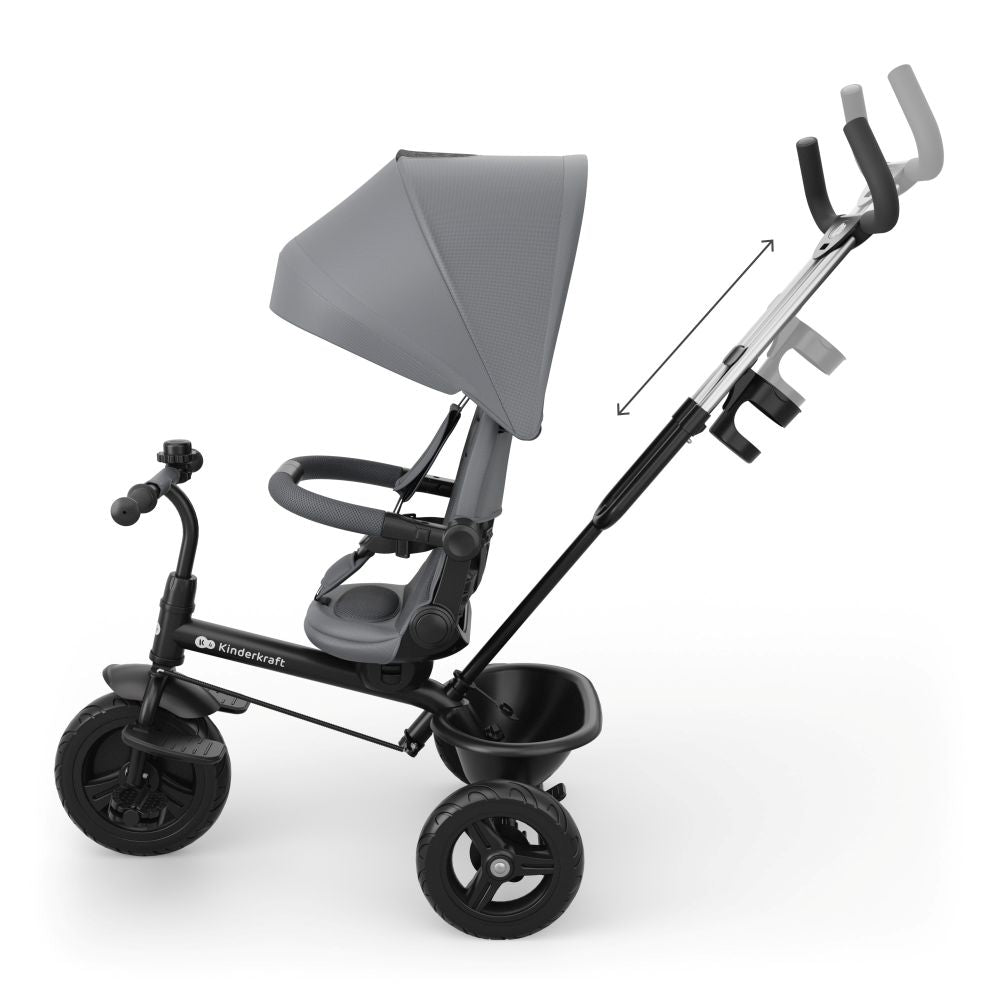 Kinderkraft Tricikl Aston 2 Plus, Grey