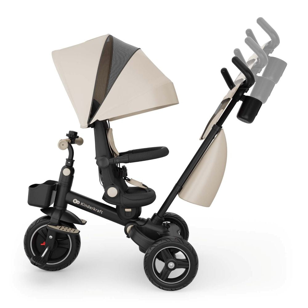 Kinderkraft Tricikl SPINSTEP 2 PLUS, bež