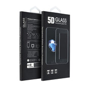 5D kaljeno staklo s punim ljepilom - za Motorola Edge 60 Neo crno