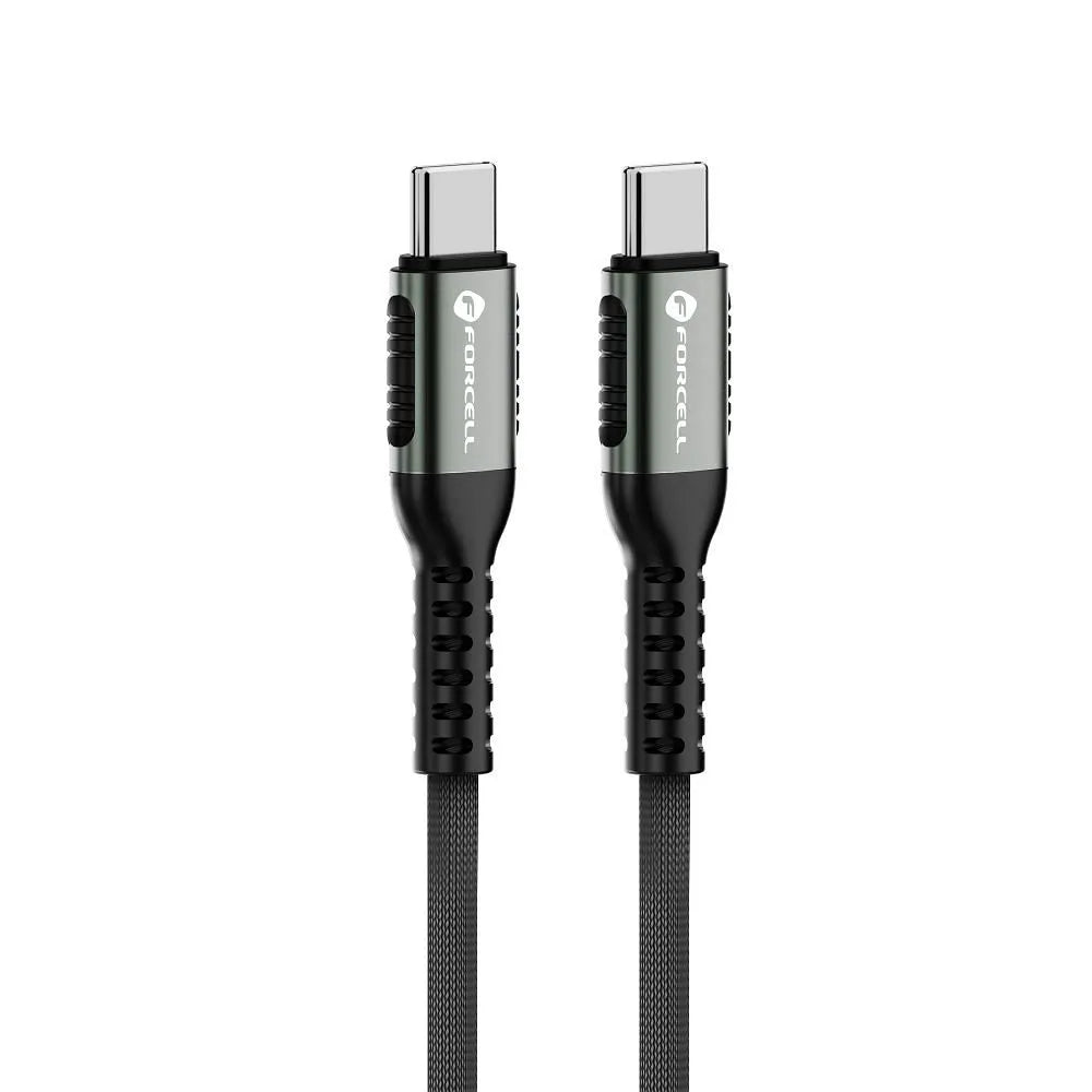 FORCELL F-ENERGY C263 Kabel tipa C na tip C QC4.0 PD 5A 240W Cafule 3m crna