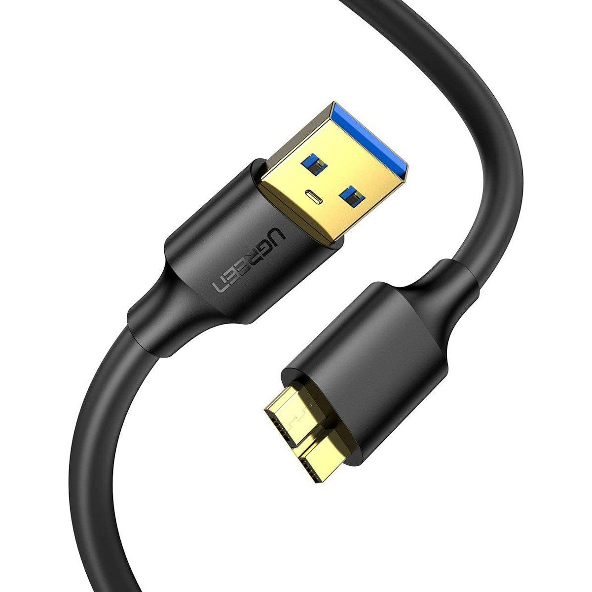 Ugreen 10840 USB kabel 0,5 m USB 3.2 Gen 1 (3.1 Gen 1) Micro-USB A Micro B Crno