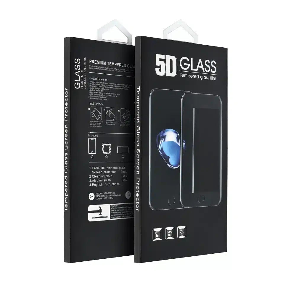 5D Full Glue kaljeno staklo za Xiaomi Redmi Note 13 Pro 5G crno