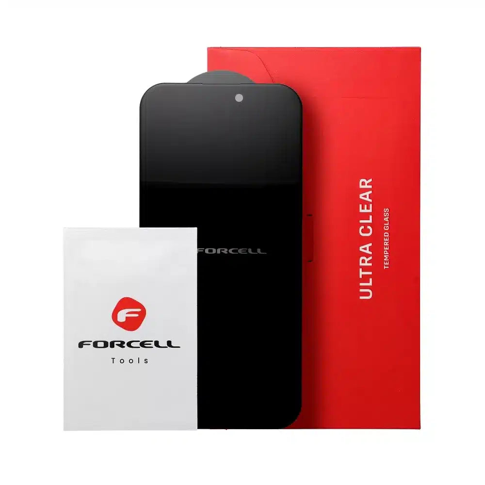 Kaljeno staklo Forcell Privacy Glass Anti-spy za iPhone 16 crno