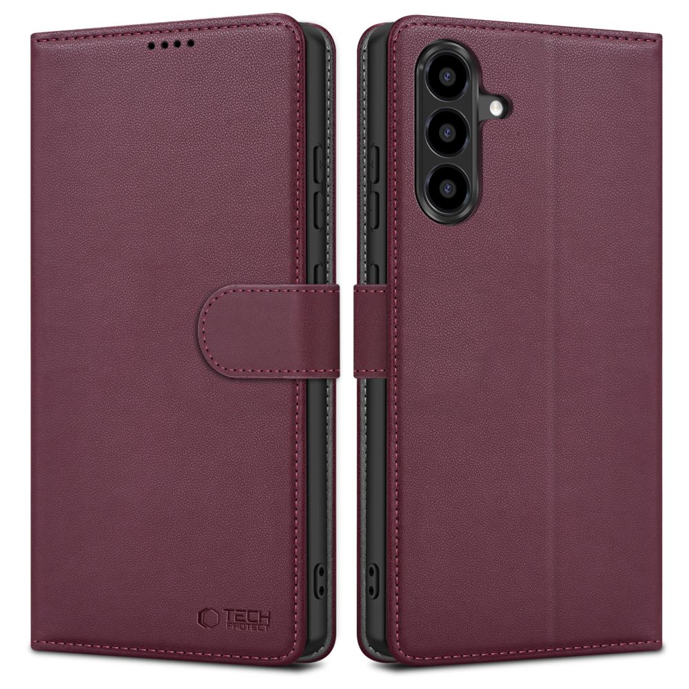 TECH-PROTECT WALLET PREKLOPNA FUTROLA ZA SAMSUNG GALAXY A57 5G - mulberry