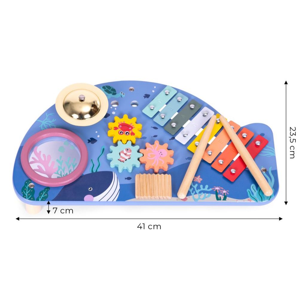 Ecotoys stol s glazbenim instrumentima